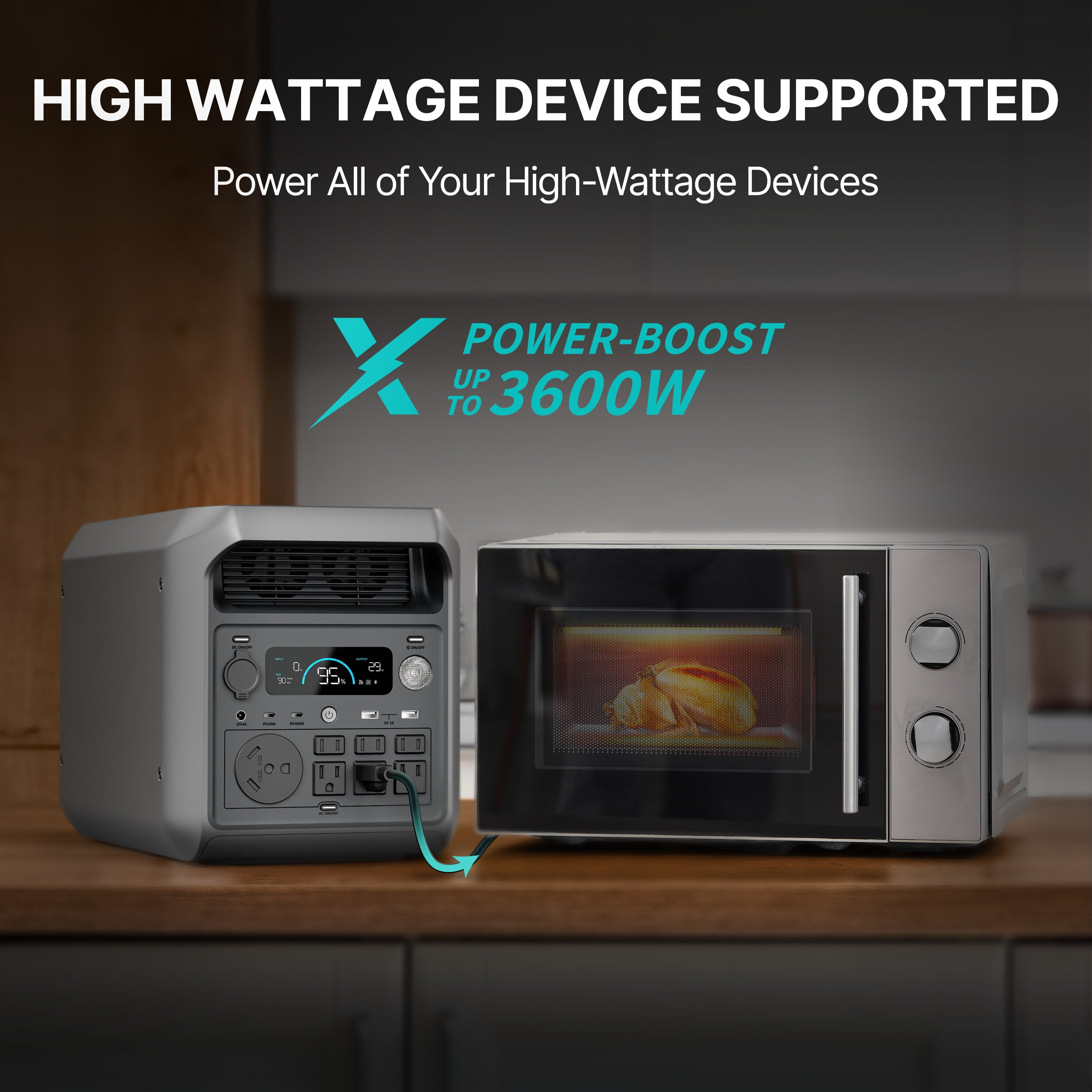 Dabbsson 3000L Portable & Home Backup Power Station | 3072Wh, 3000W