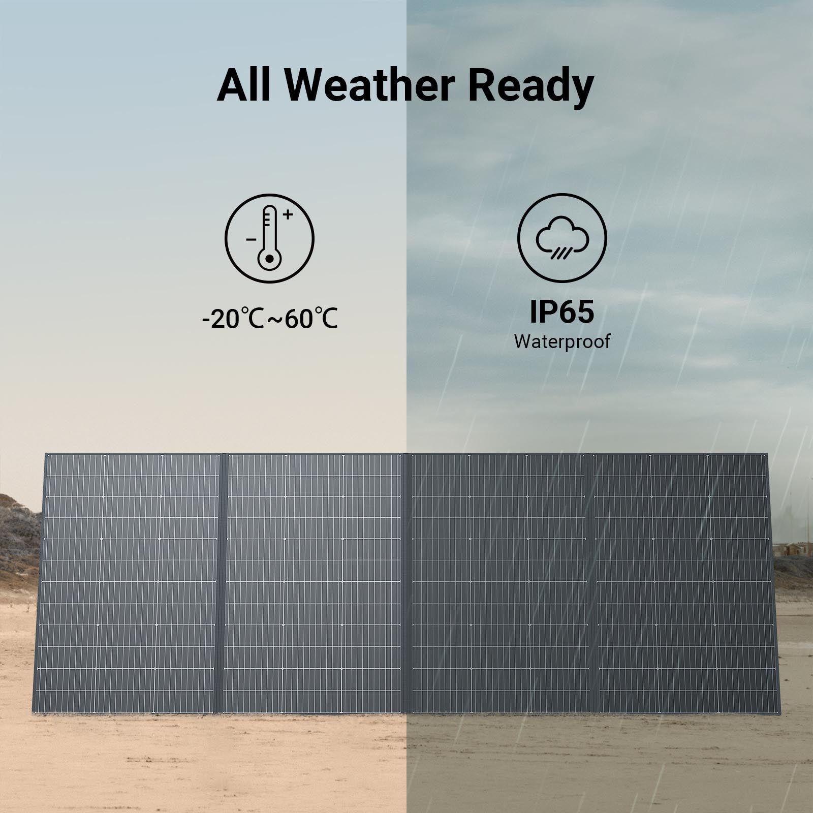 DBS420S Solar Panel All Weather Ready