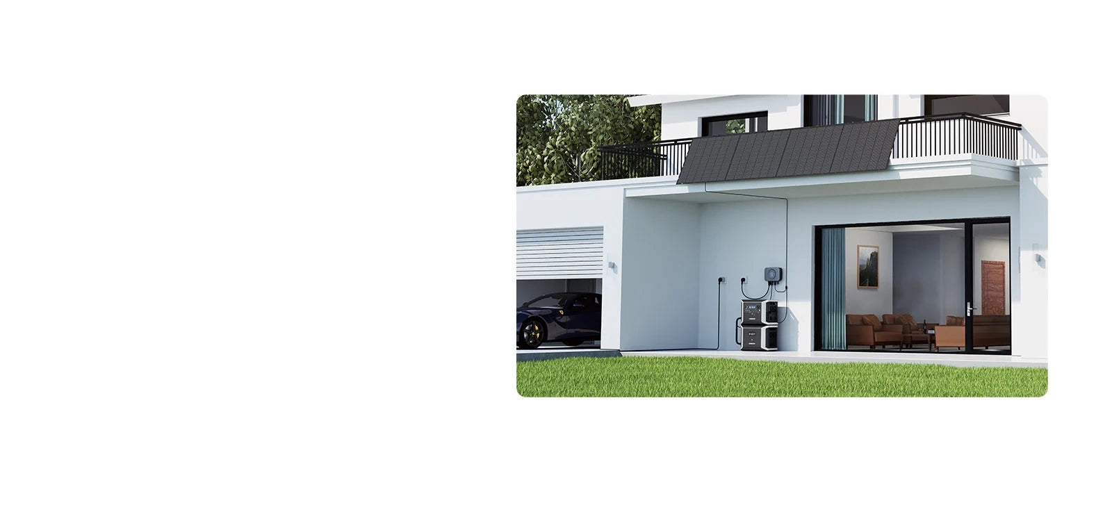 Dabbsson solar generator To achieve leaping charging speeds, it supports combining solar input with AC for up to 4200W, customizing the charging way as you like to save bills.