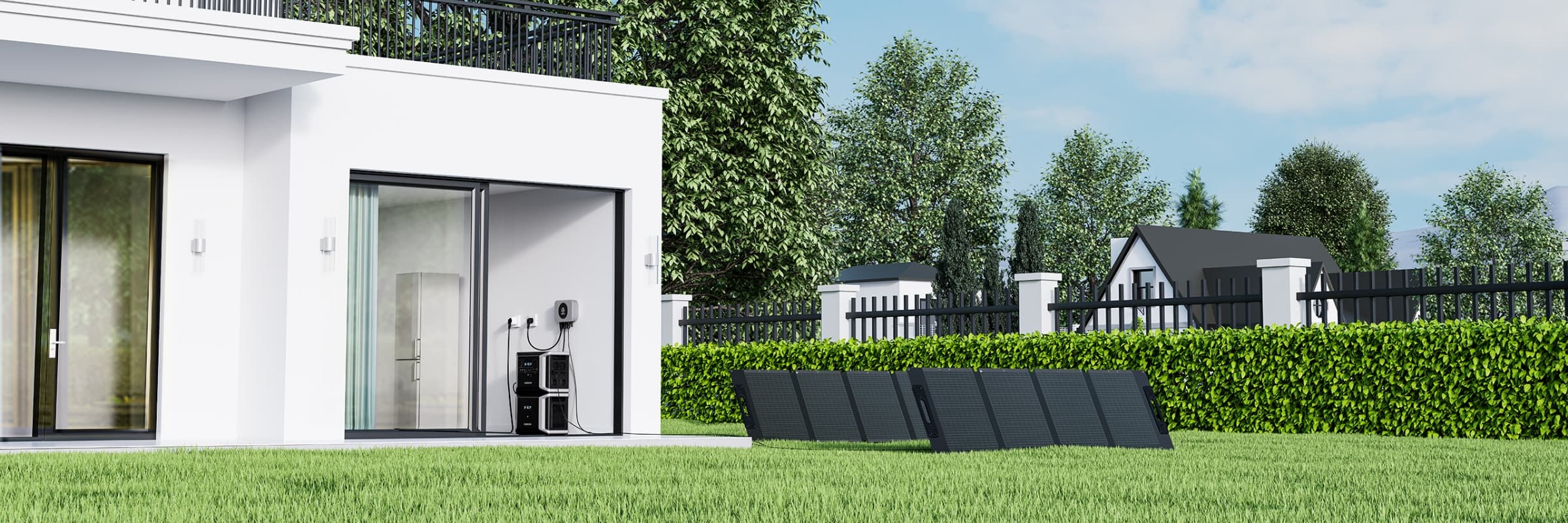 For those seeking a sustainable solar power backup solution, Dabbsson’s solar generators come with high-efficiency solar panels that can provide high-efficiency charging and power your home for hours, days, or even weeks. Ideal for extended outages during heatwaves.