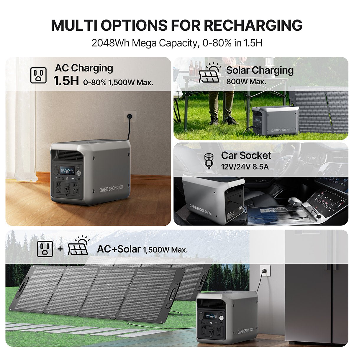 Dabbsson 2000L Portable Power Station