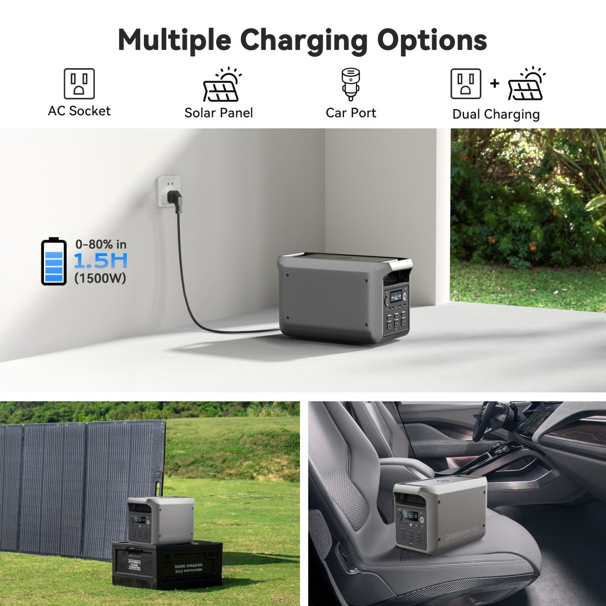 Dabbsson 2000L Portable Power Station