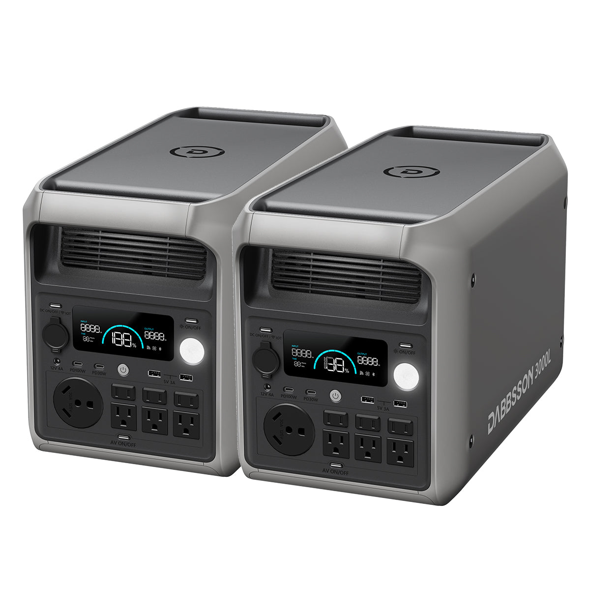 Dabbsson 3000L Portable & Home Backup Power Station | 3072Wh, 3000W