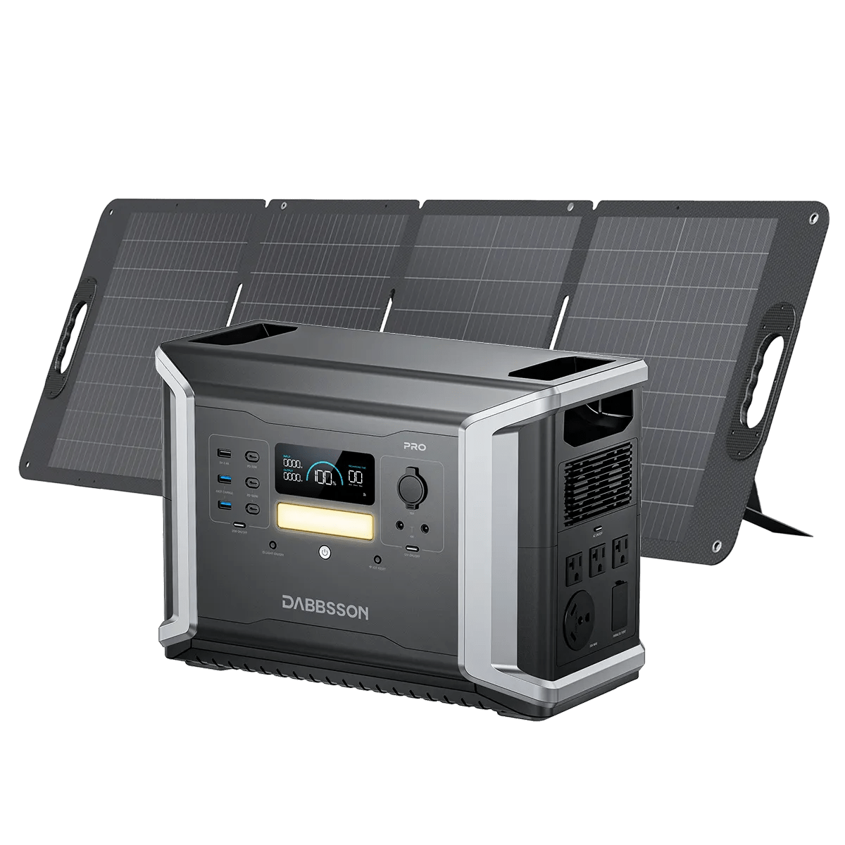 Dabbsson DBS2100 Pro Solar Generator With solar panel set Dabbsson DBS2100 Pro Solar Generator With solar panel set