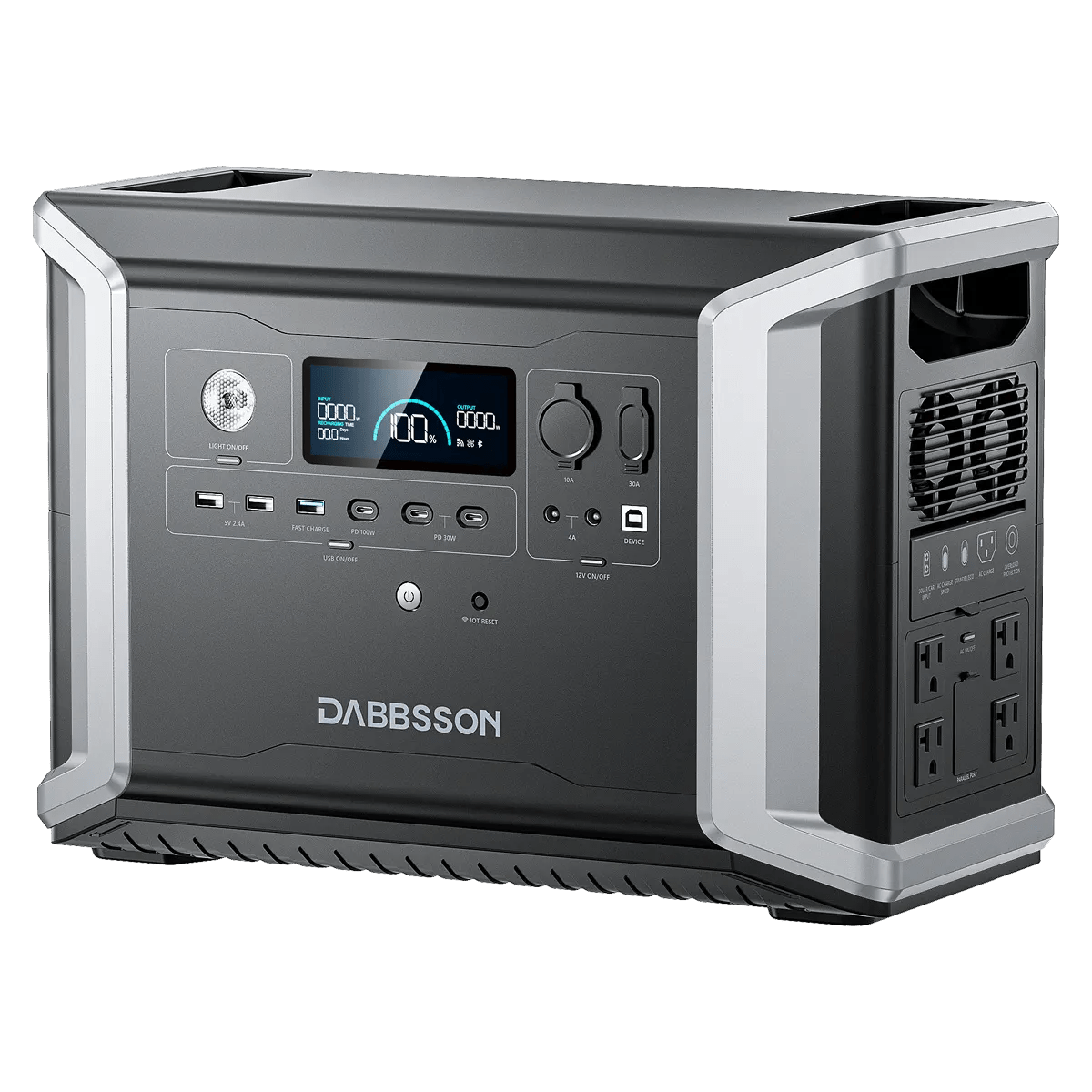 Dabbsson DBS2300 Plus Portable & Home Backup Power Station | 2330Wh, 2200W