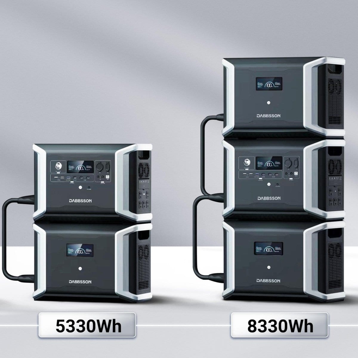 Dabbsson DBS3000B Expandable Battery | 3000Wh(Only works with DBS2300 & DBS2300 Plus) - Dabbsson US