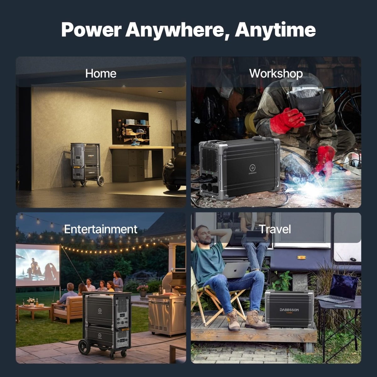 Dabbsson TURBO 12000 Portable & Home Backup Power Station | 5324Wh,12000W