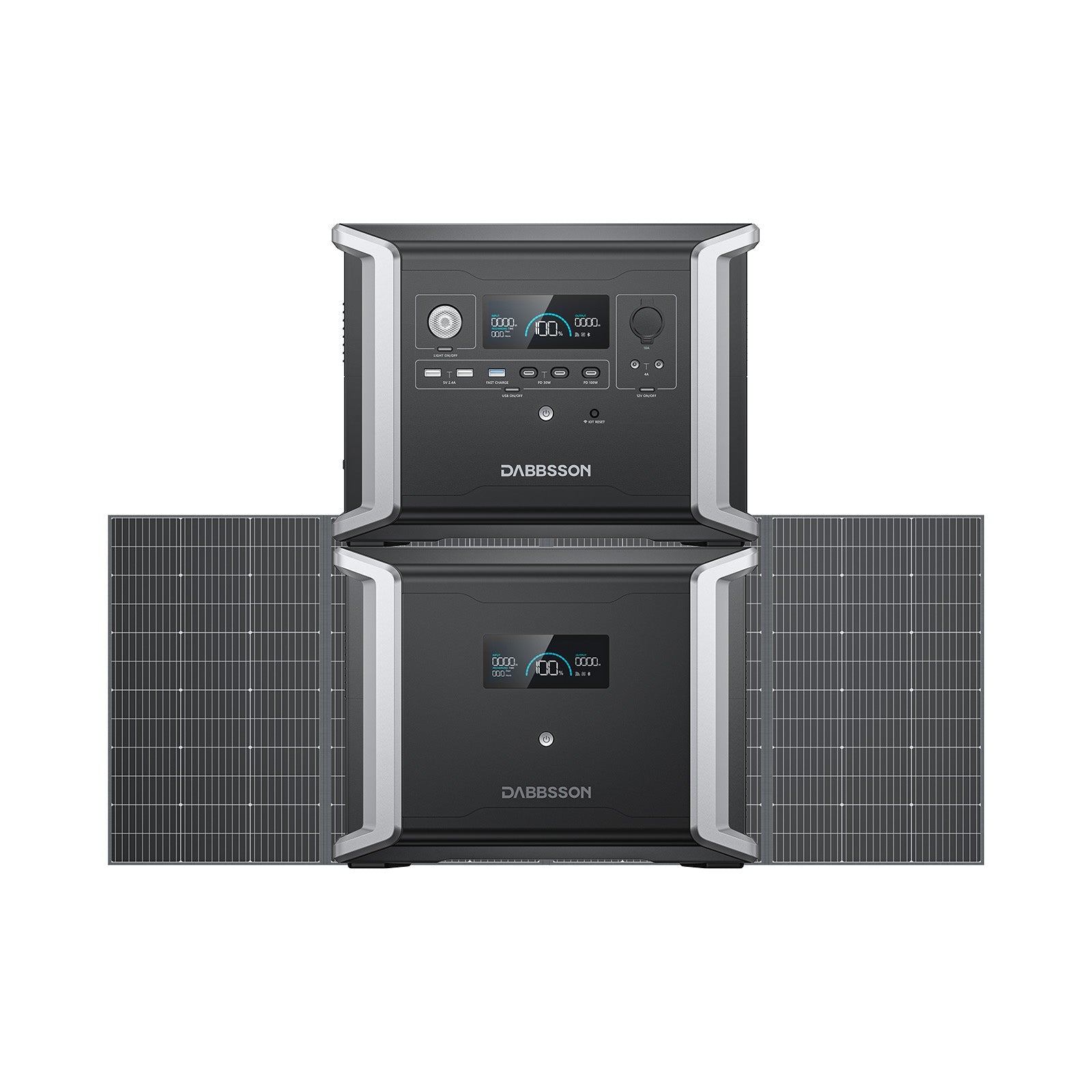 DBS1300 + DBS1700B +2*DBS210S | 1200W 3000Wh 420W Solar Kit