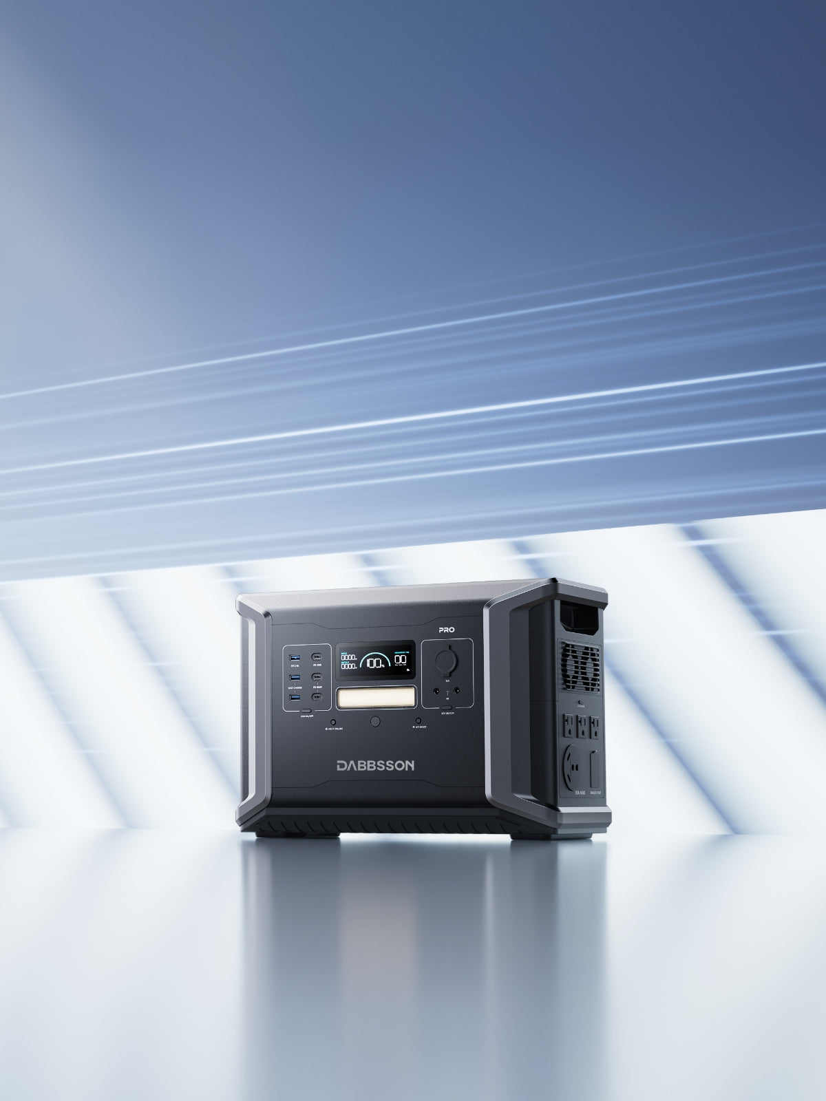 Dabbsson DBS1400 Pro Portable Solar Generator With solar panel set