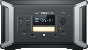 Dabbsson DBS1000 Pro + DBS2000B,Semi-Solid State LiFePO4 4500 cycles, 15 Years of Use