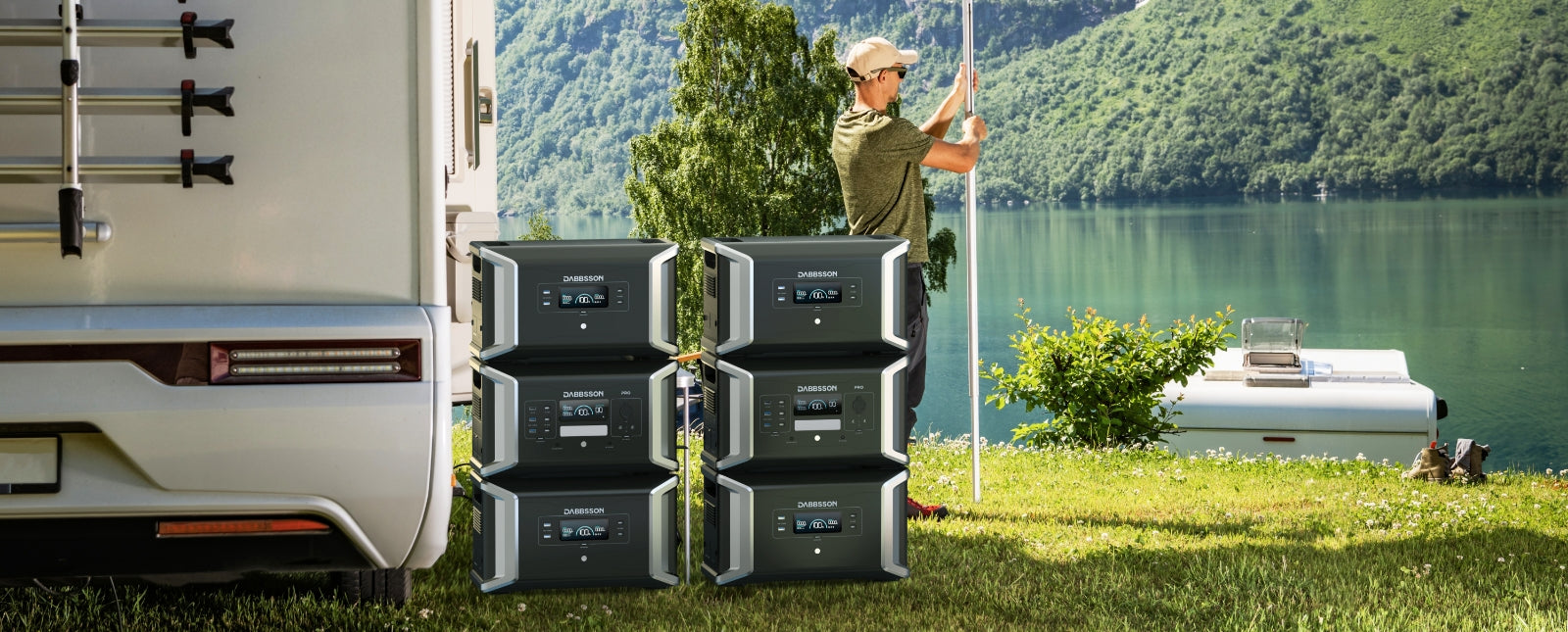 No Worries for Long Distance Travel One unit is not enough? Combine and expand from 3072Wh to an impressive 10240Wh battery capacity to enjoy more lasting outdoor activities with friends and family.