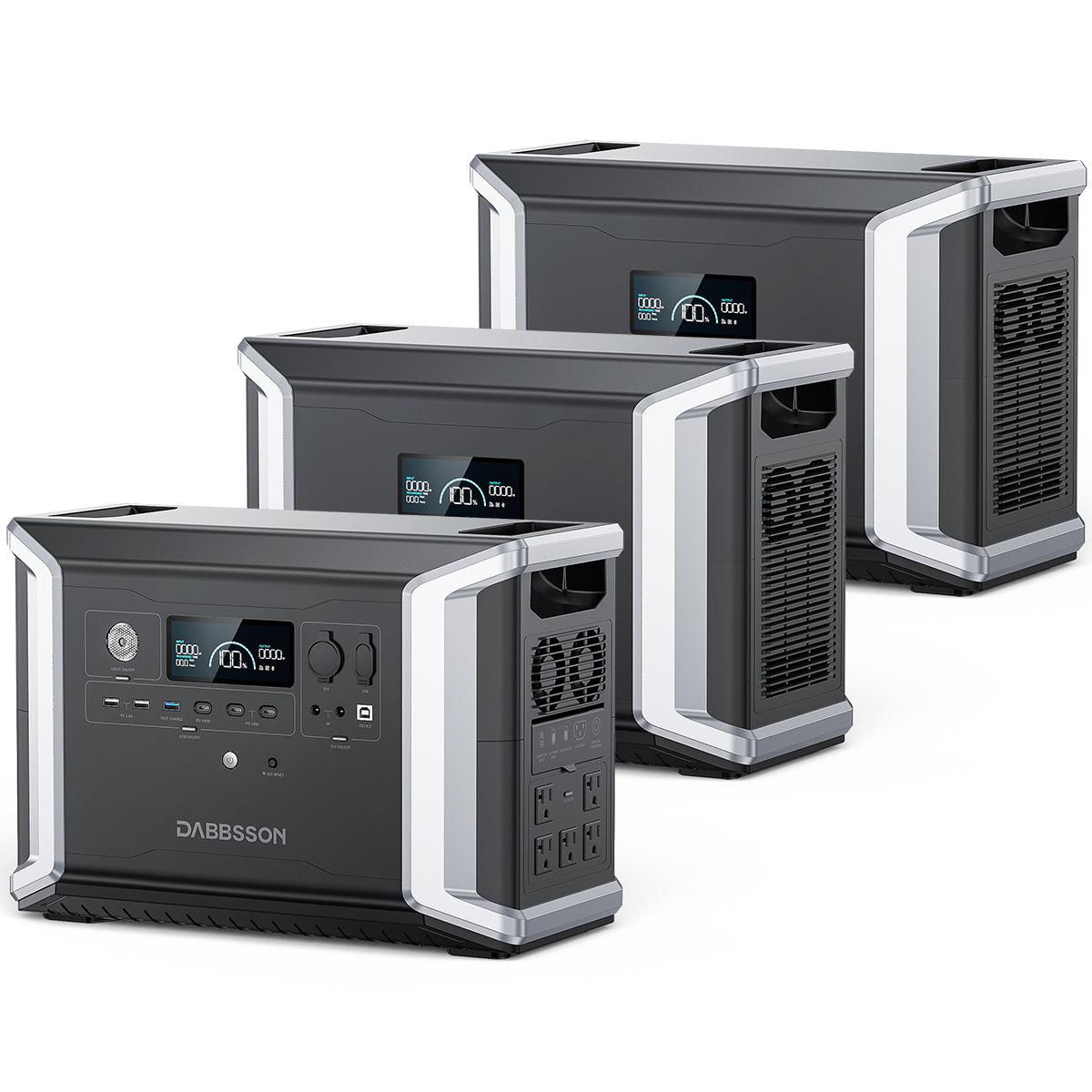 Dabbsson DBS3000B Expandable Battery | 3000Wh（Only works with DBS2300 & DBS2300 Plus）