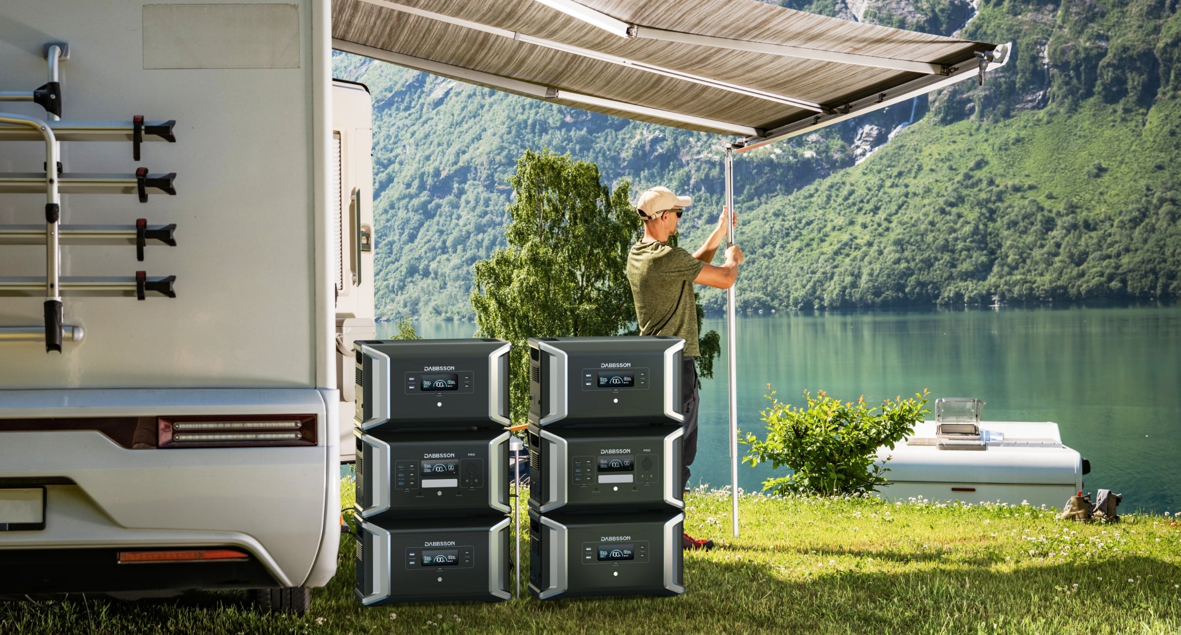 No Worries for Long Distance Travel One unit is not enough? Combine and expand from 3072Wh to an impressive 10240Wh battery capacity to enjoy more lasting outdoor activities with friends and family.