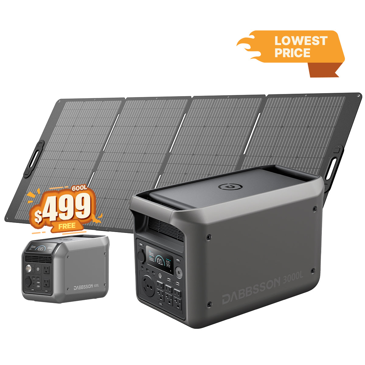 Stay powered during blackouts | Dabbsson 3000L power station | 3072Wh power storage