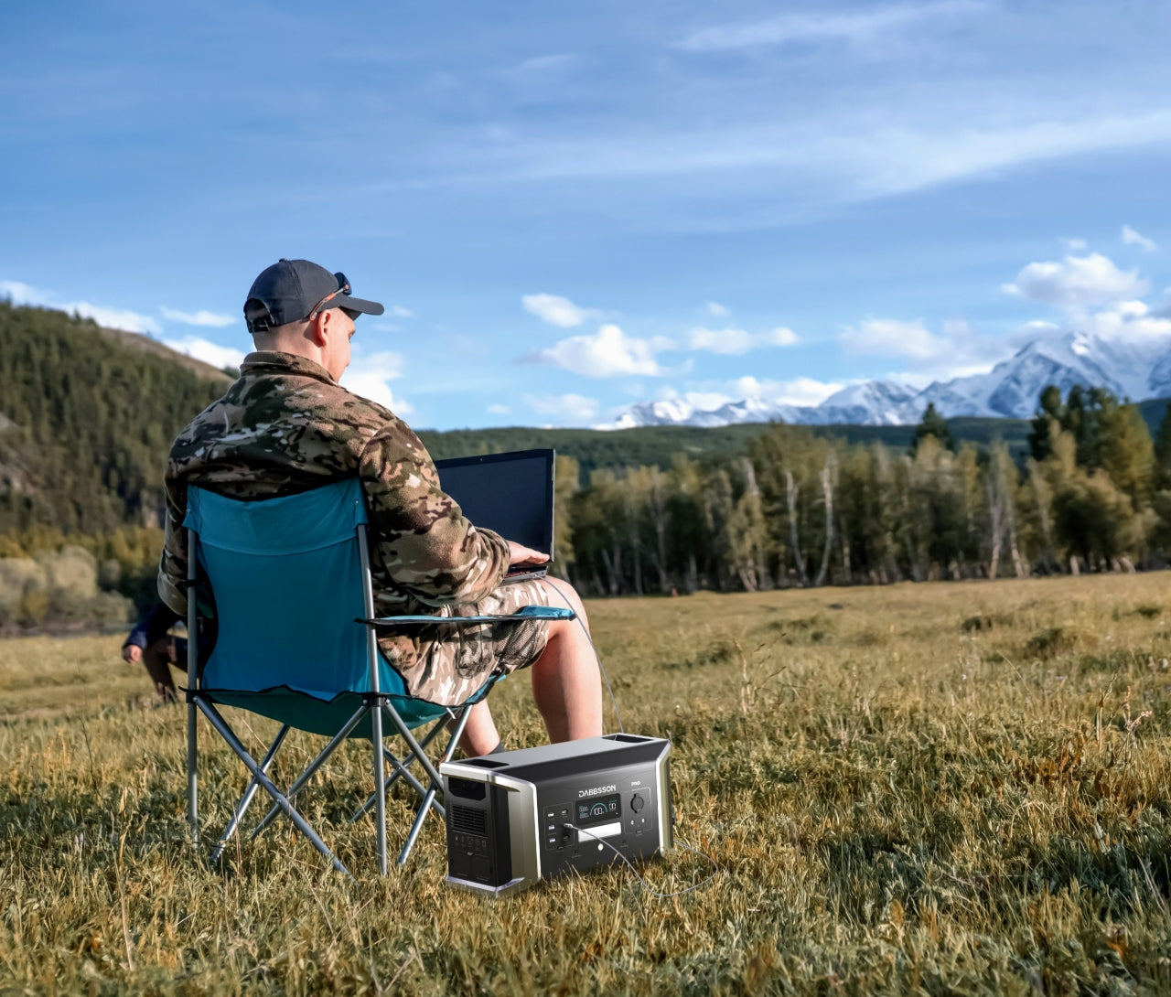 Dabbsson Portable Power Station On-the-Go Convenience, which can be used lightly when fishing
