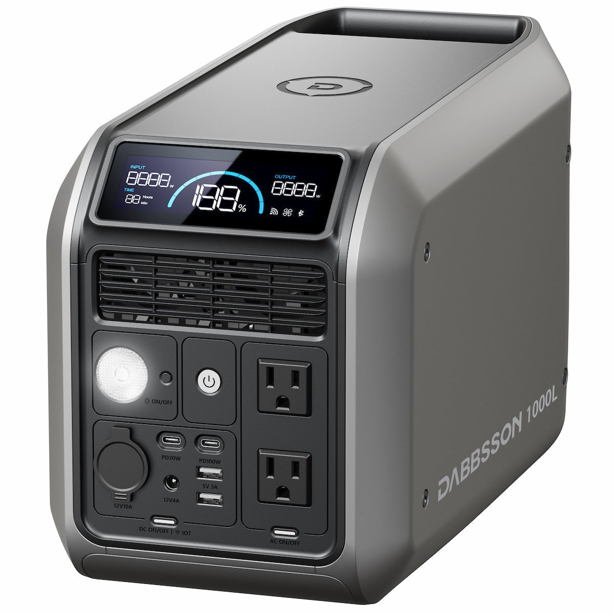 Dabbsson 1000L Portable Power Station | 1200W AC, 1800W Boost, 24
