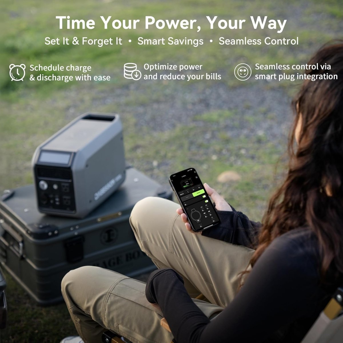 Dabbsson 1000L Portable Power Station | 1200W AC, 1800W Boost, 24