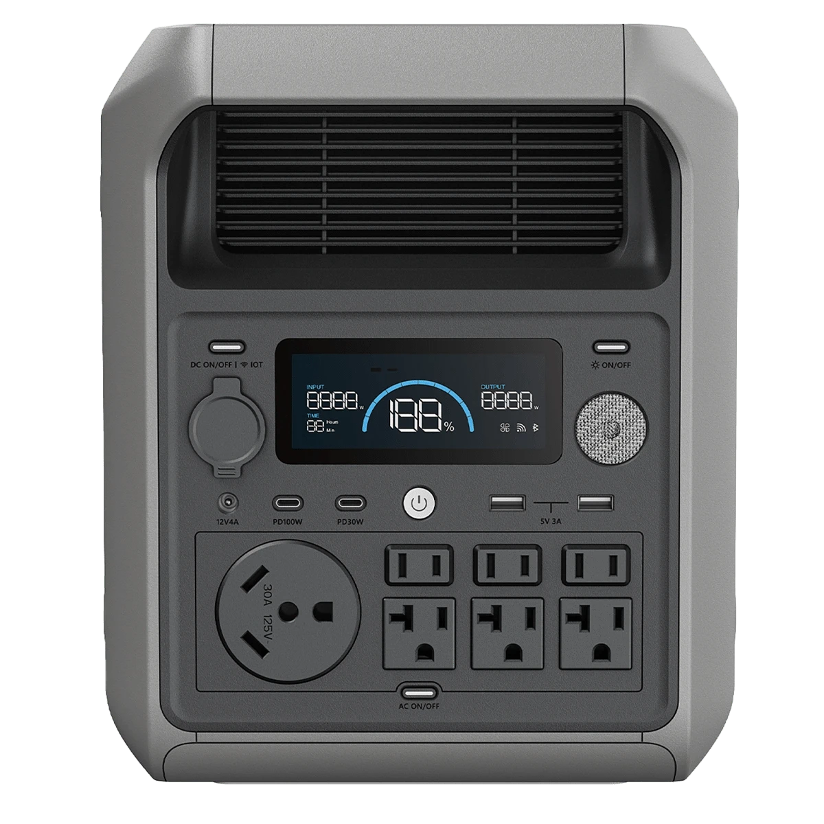 600L Lightweight Portable Power Station 768Wh, 7.98kg for Camping