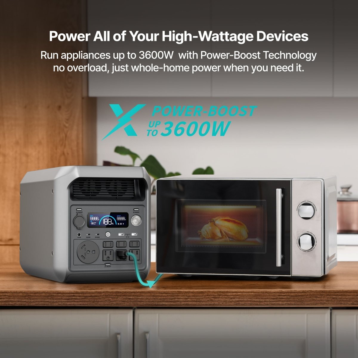 Dabbsson 3000L Portable Solar Generator | 3072Wh, 3000W