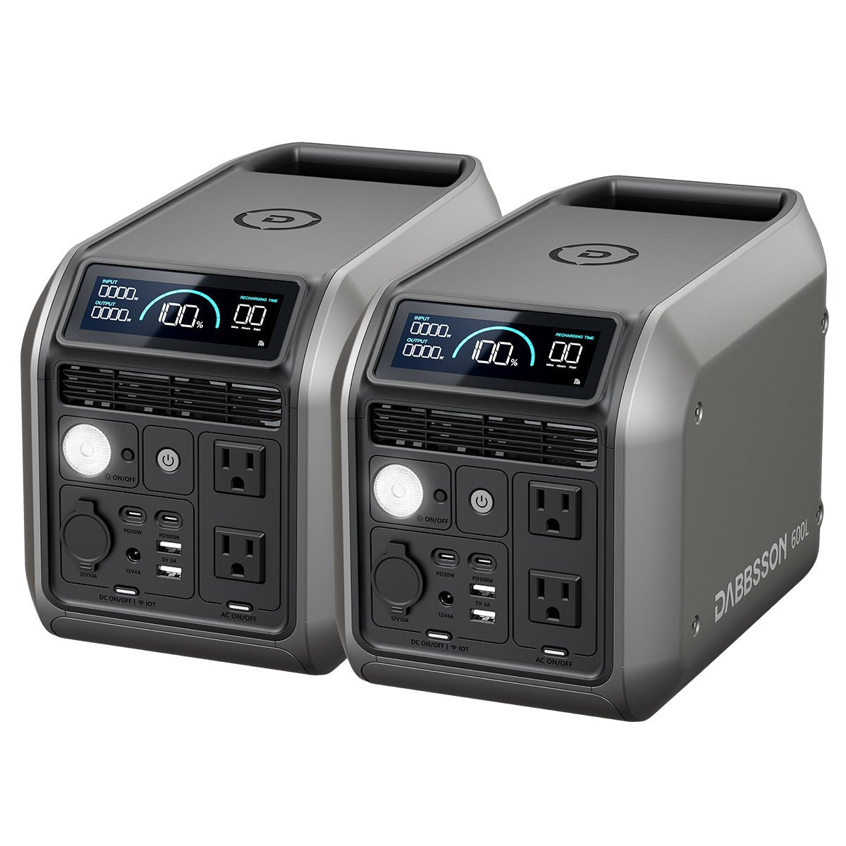 Dabbsson 600L Lightweight Portable Power Station 768Wh And 600W AC
