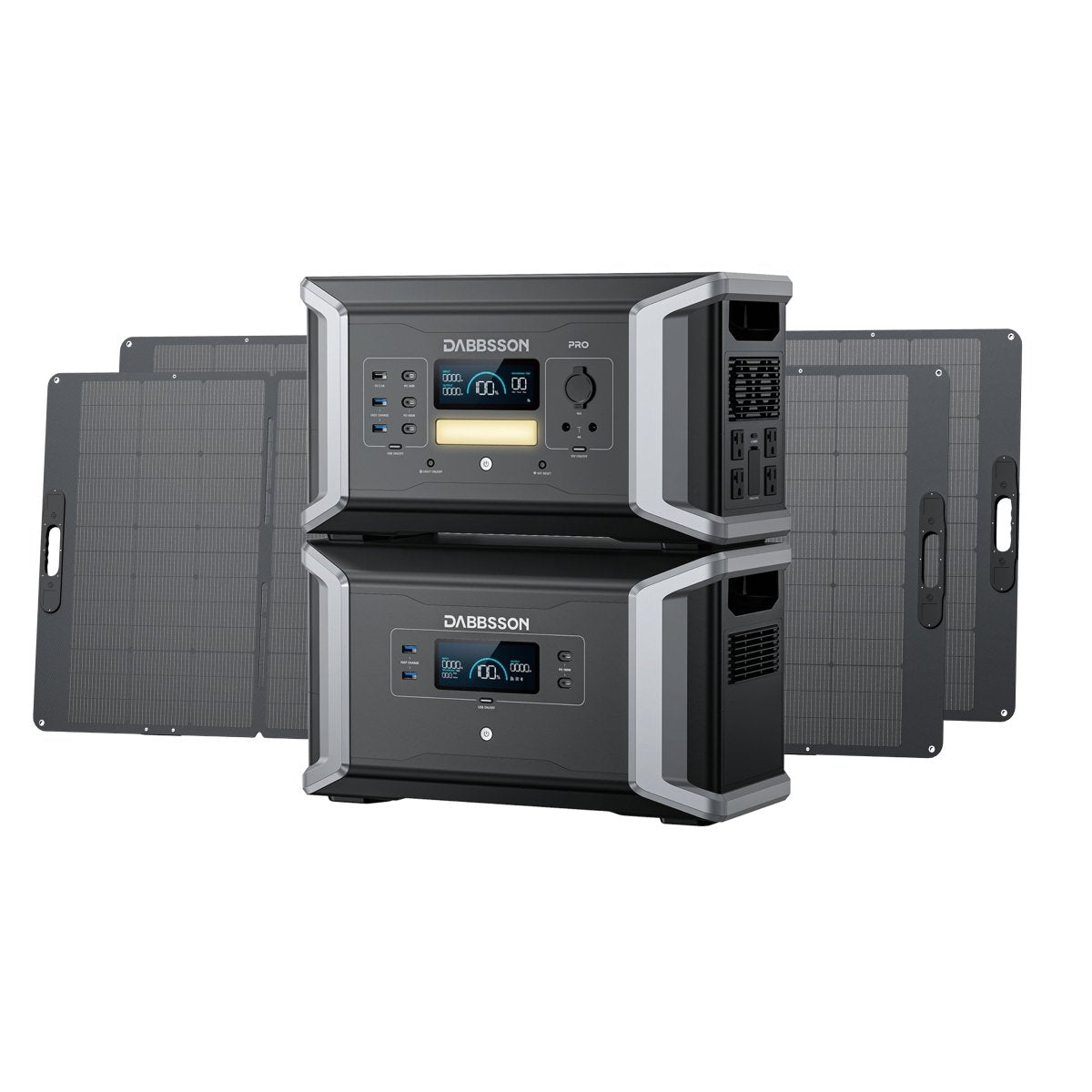 Dabbsson DBS1000 Pro + DBS2000B Home Backup Solution - 3072Wh | 2400W