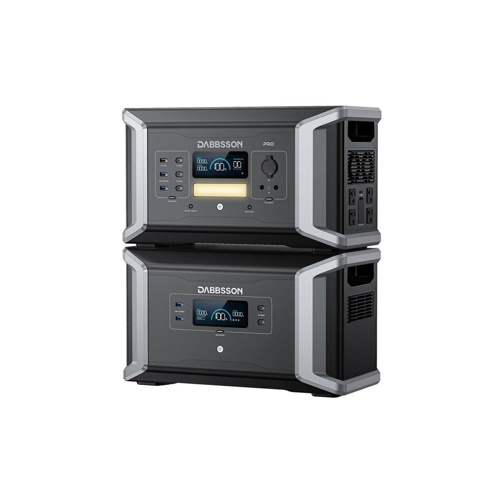 DBS1000 Pro + DBS2000B Home Backup Solution 3072Wh 2400W