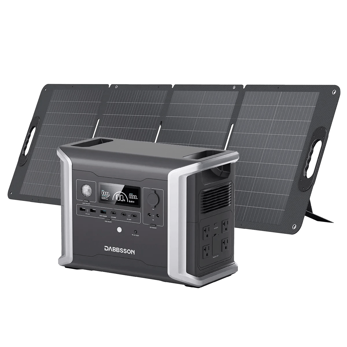 DABBSSON DBS1300 ポータブルパワーステーション DBS1300 Portable Solar Generator 1330Wh – Expandable, Fast