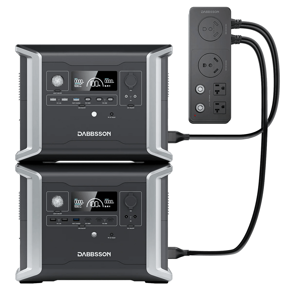 DBS1300 x2 + Free Parallel Connector 2660Wh 2300W