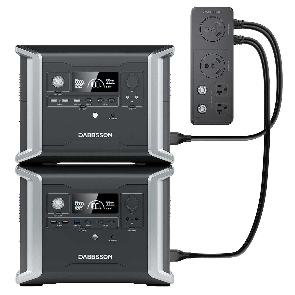 Dabbsson DBS1300 x2 + Free Parallel Connector | Dabbsson US