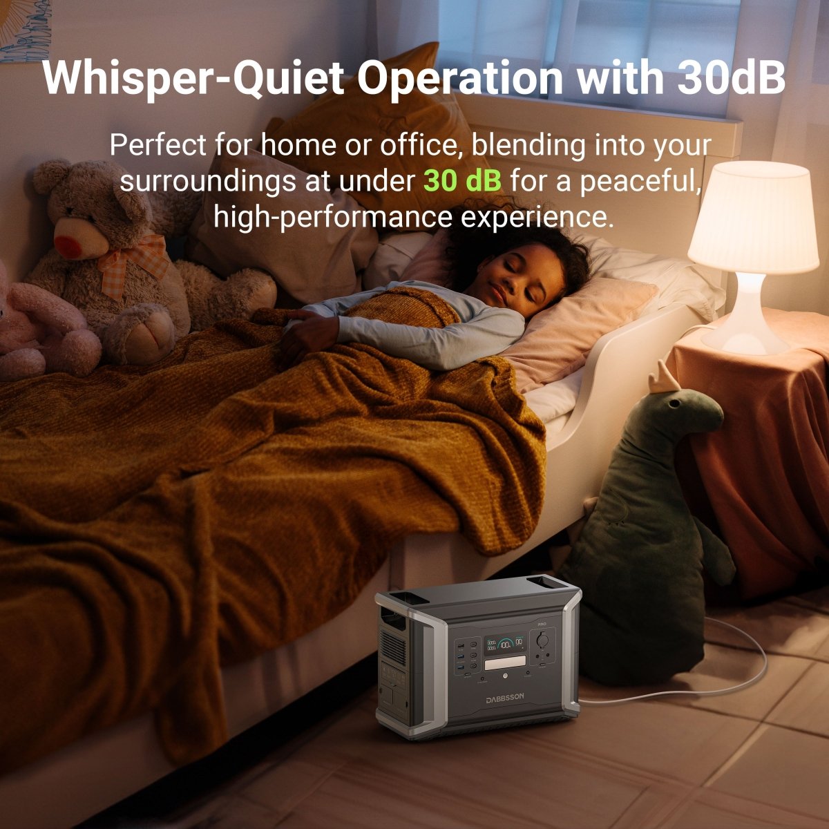 Dabbsson DBS2100 Pro Portable & Home Back Up Power Station | 2150Wh, 2400W