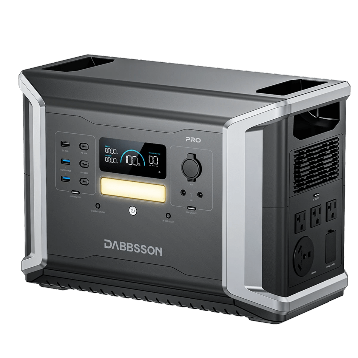 Dabbsson DBS2100 Pro Portable & Home Back Up Power Station | 2150Wh, 2400W