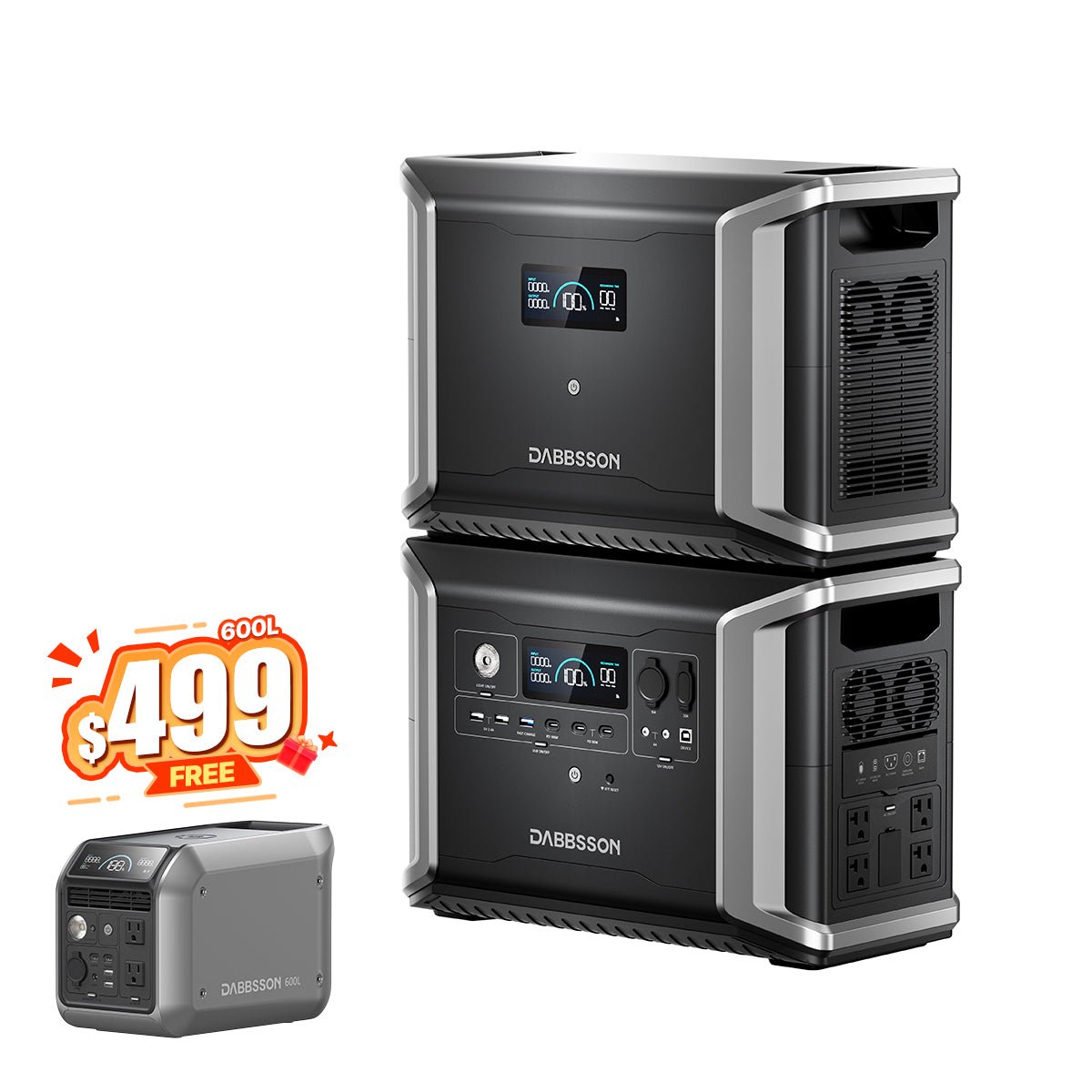 Dabbsson DBS2300 Plus Portable & Home Backup Power Station | 2330Wh, 2200W