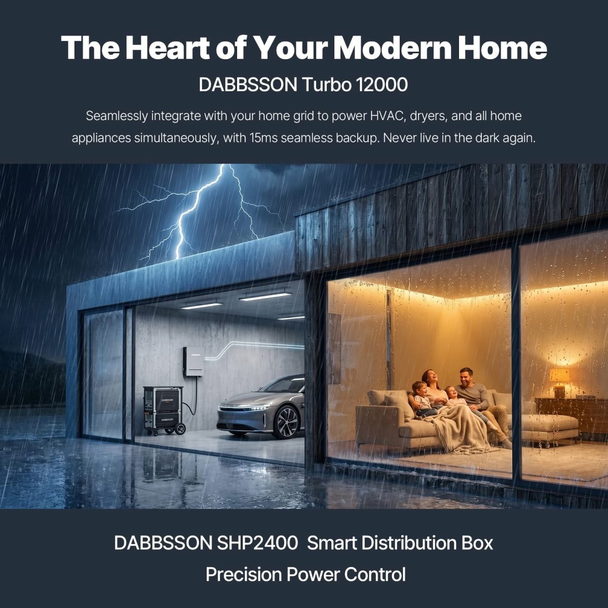 Dabbsson TURBO 12000 Portable & Home Backup Power Station | 5324Wh,12000W