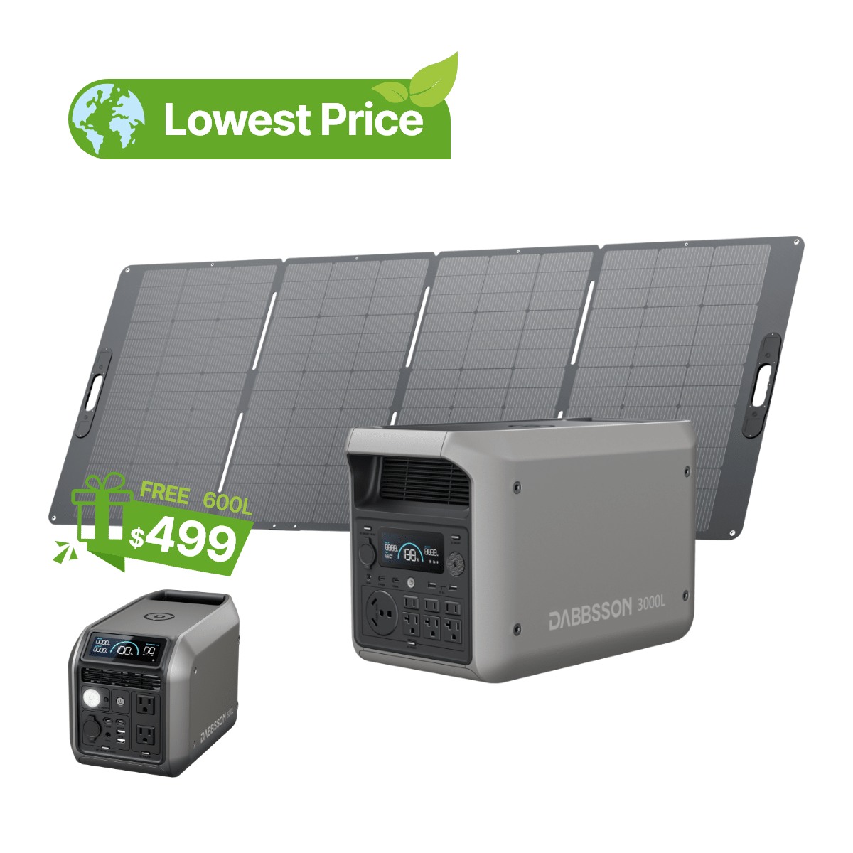 Stay powered during blackouts | Dabbsson 3000L power station | 3072Wh power storage